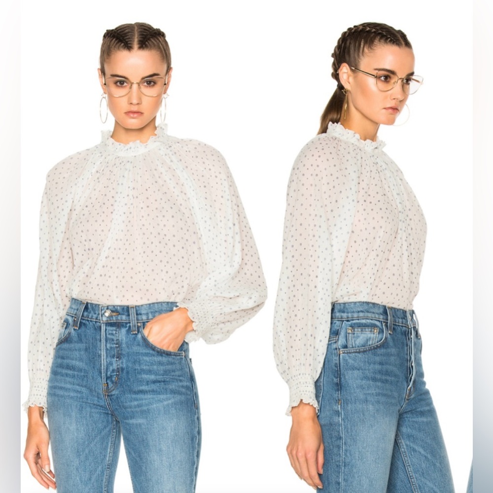 Ulla Johnson Mireille Blouse micro floral